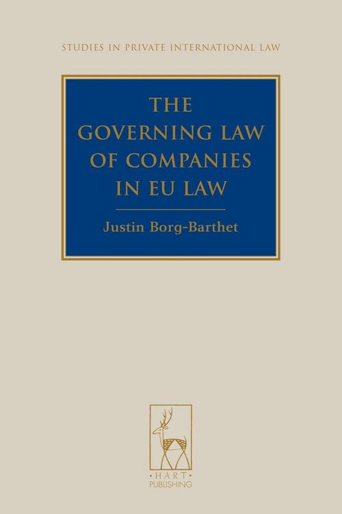 Produktbild: The Governing Law of Companies in EU Law
