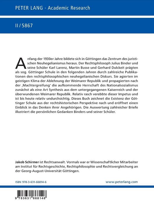 Produktbild: Die G&ouml;ttinger Hegel-Schule