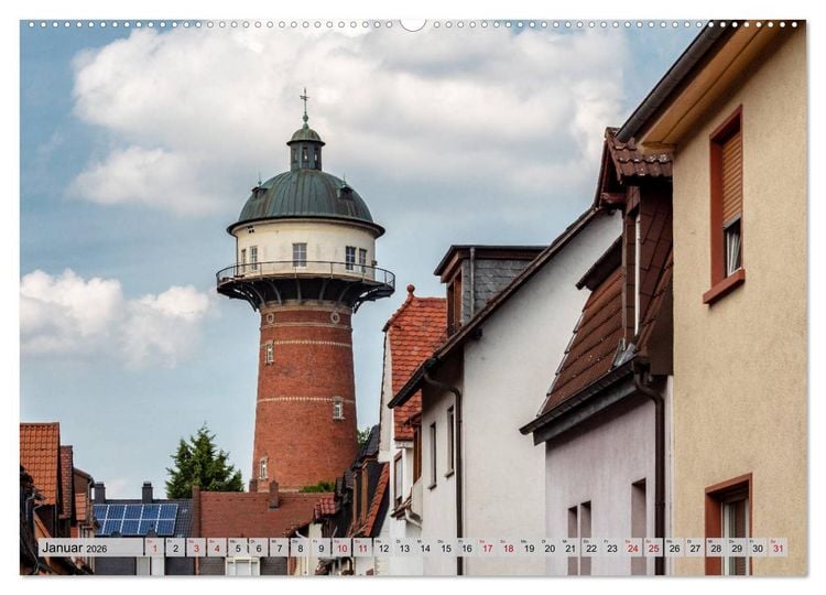 Produktbild: Mannheim - Stadt der Wassert&uuml;rme (Wandkalender 2026 DIN A2 quer), CALVENDO Monatskalender