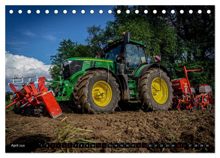 Produktbild: Agrartechnik (Tischkalender 2026 DIN A5 quer), CALVENDO Monatskalender
