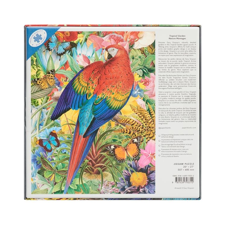 Produktbild: Tropical Garden 1000 Piece Jigsaw Puzzle by Paperblanks (Nature Montages)