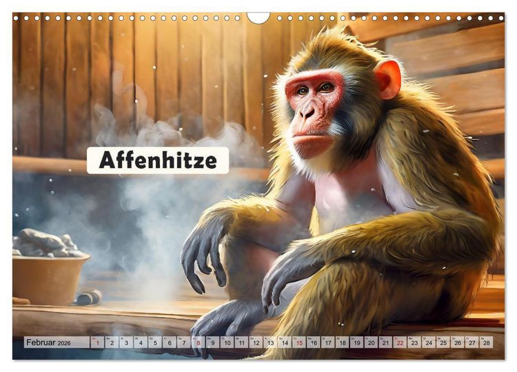 Produktbild: Wortw&ouml;rtlich - Tierische Spr&uuml;che (Wandkalender 2026 DIN A3 quer), CALVENDO Monatskalender