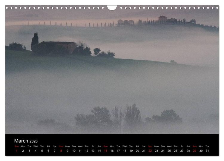 Produktbild: Tuscany Amazing Val d'Orcia (Wall Calendar 2026 DIN A3 landscape), CALVENDO 12 Month Wall Calendar