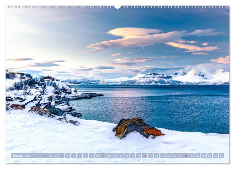 Produktbild: Norwegen - Mythos Landschaften (hochwertiger Premium Wandkalender 2026 DIN A2 quer), Kunstdruck in Hochglanz
