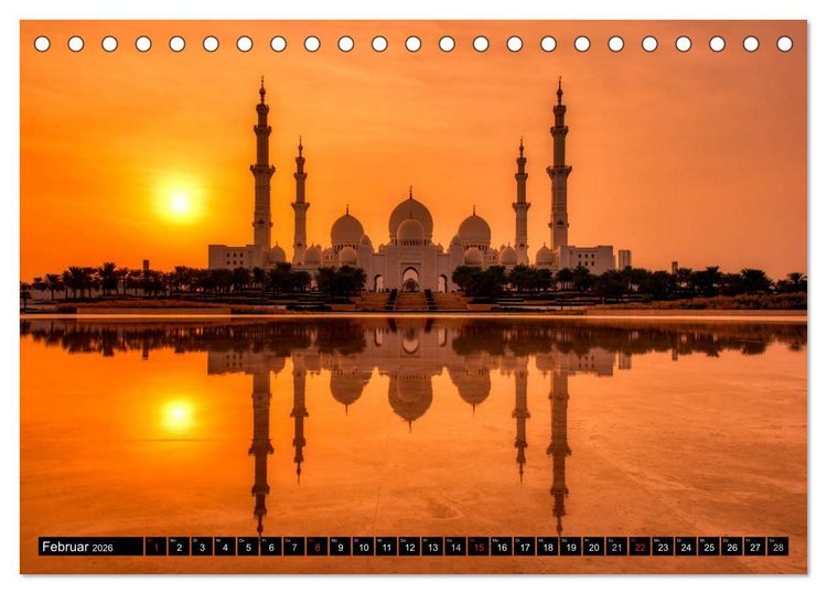 Produktbild: Bilder aus 1001 Nacht (Tischkalender 2026 DIN A5 quer), CALVENDO Monatskalender