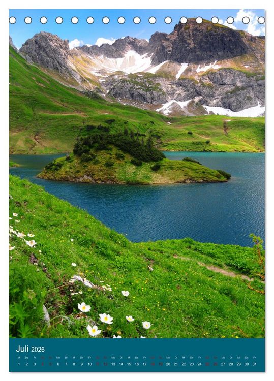Produktbild: Das Allg&auml;u &ndash; eine Landschaft wie im M&auml;rchen (Tischkalender 2026 DIN A5 hoch), CALVENDO Monatskalender