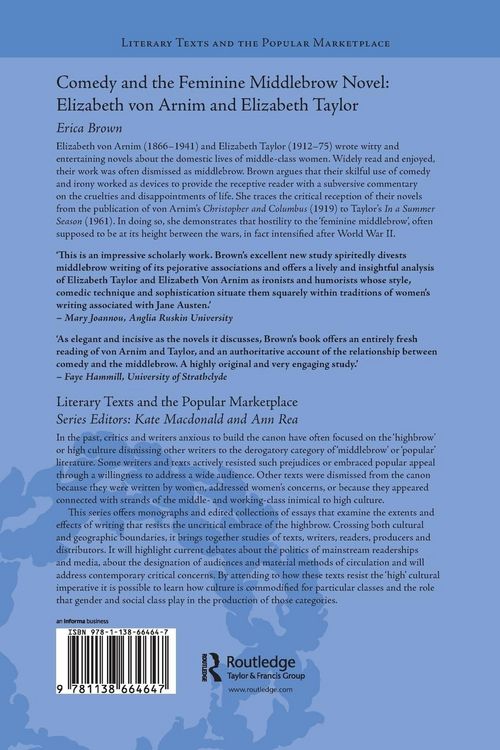 Produktbild: Comedy and the Feminine Middlebrow Novel
