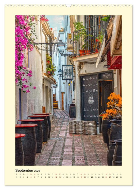 Produktbild: Marbella - Andalusien (Wandkalender 2026 DIN A2 hoch), CALVENDO Monatskalender