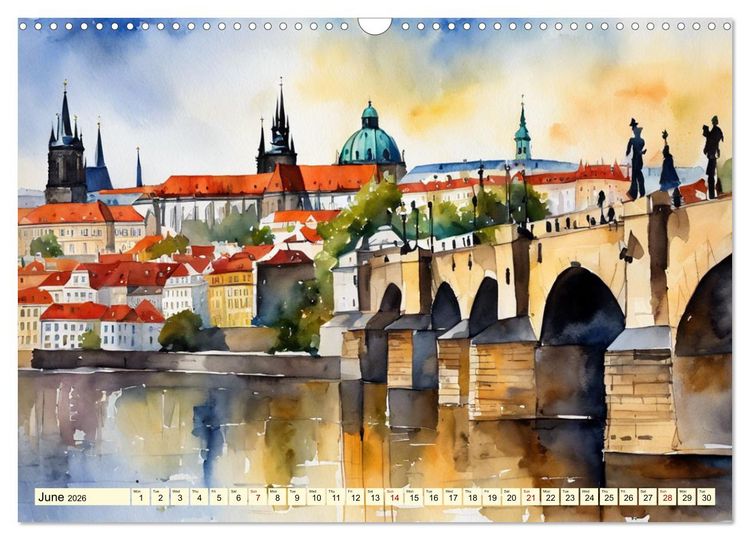 Produktbild: The most famous bridges in the world (Wall Calendar 2026 DIN A3 landscape), CALVENDO 12 Month Wall Calendar
