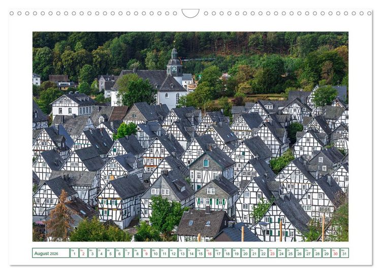 Produktbild: Romantische Ortschaften (Wandkalender 2026 DIN A3 quer), CALVENDO Monatskalender