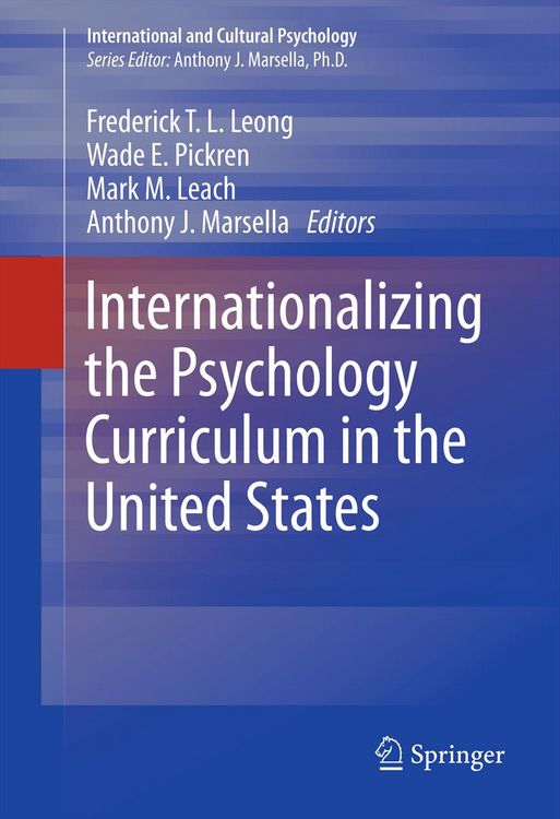 Produktbild: Internationalizing the Psychology Curriculum in the United States