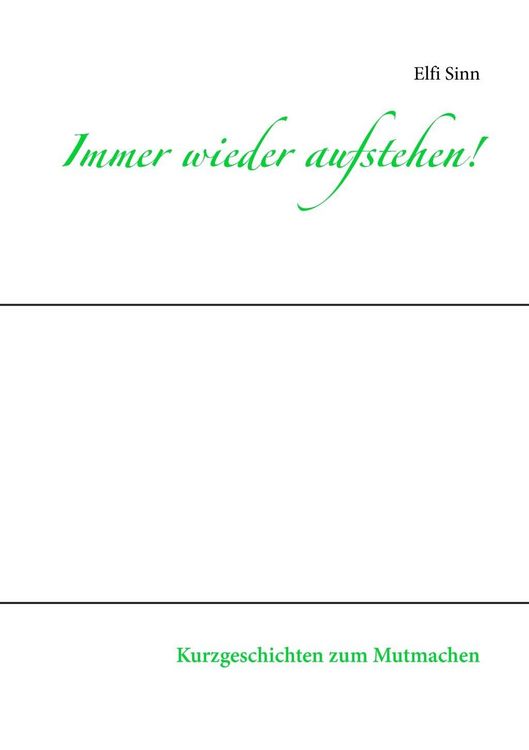 Produktbild: Immer wieder aufstehen!