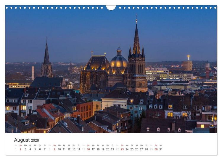 Produktbild: Aachener Dom - Weltkulturdenkmal (Wandkalender 2026 DIN A3 quer), CALVENDO Monatskalender