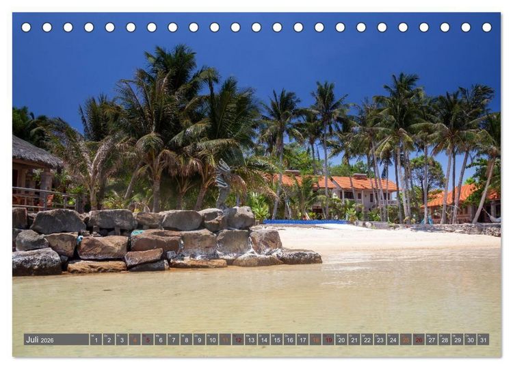 Produktbild: Vietnam, die sch&ouml;nsten Traumstr&auml;nde (Tischkalender 2026 DIN A5 quer), CALVENDO Monatskalender