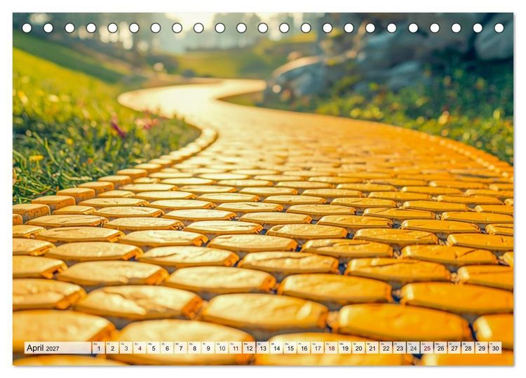 Produktbild: Der Zauberer von Oz &ndash; Die Reise zwischen Welten (Tischkalender 2027 DIN A5 quer), CALVENDO Monatskalender