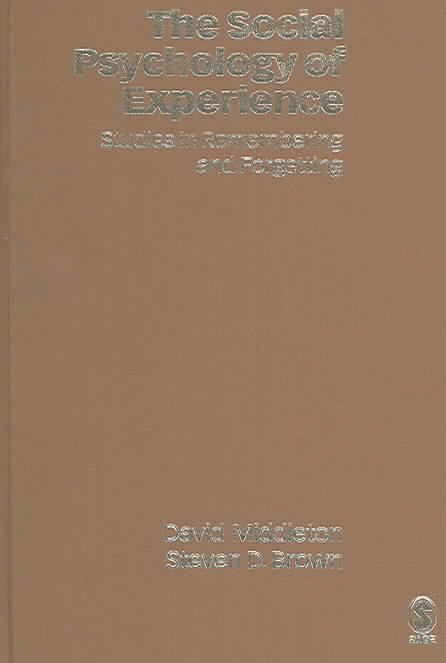Produktbild: Middleton, D: Social Psychology of Experience