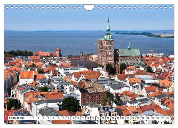 Produktbild: Stralsund - Momente einer Reise (Wandkalender 2027 DIN A4 quer), CALVENDO Monatskalender