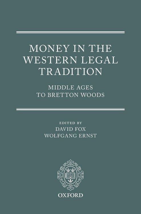 Produktbild: Money in Western Legal Tradition C