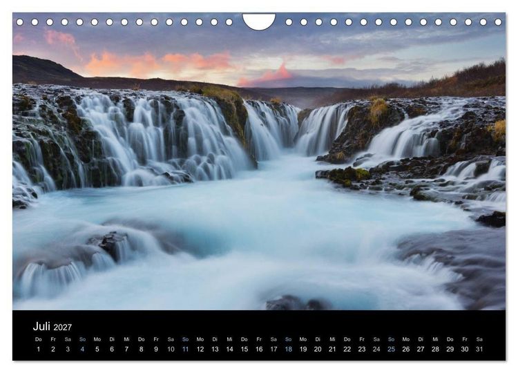 Produktbild: Traumziel Island 2027 (Wandkalender 2027 DIN A4 quer), CALVENDO Monatskalender