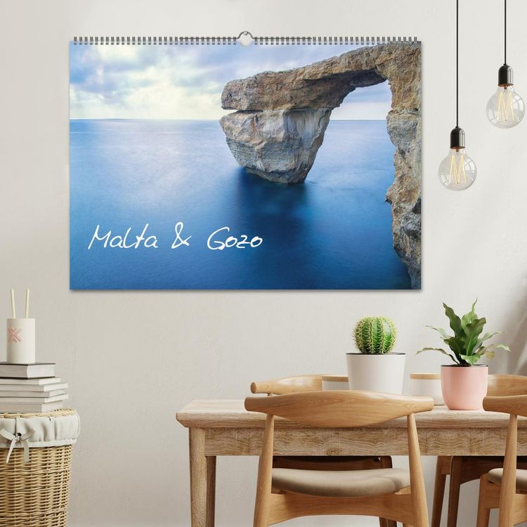 Produktbild: Malta & Gozo (Wandkalender 2026 DIN A2 quer), CALVENDO Monatskalender