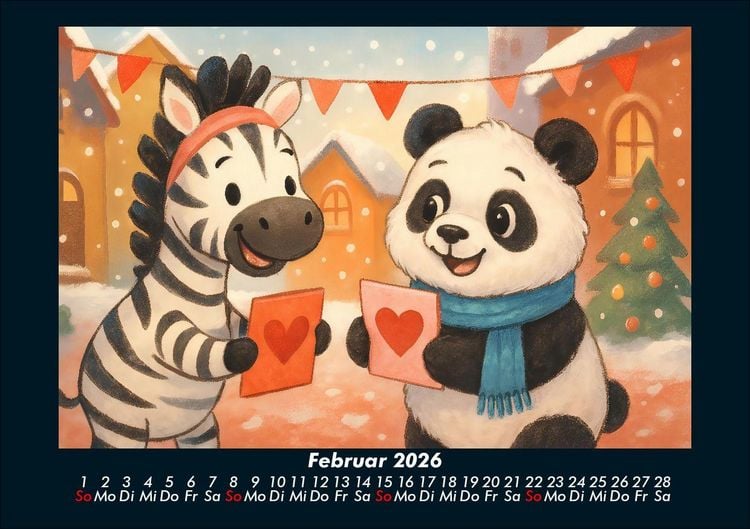 Produktbild: Zara & Pippin - Beste Freunde f&uuml;rs Jahr 2026 Fotokalender DIN A5