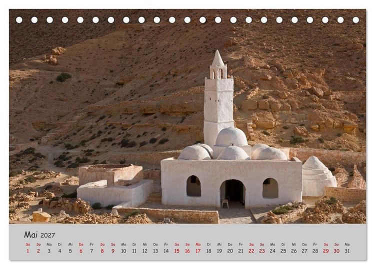 Produktbild: Tunesien Vielfalt am Mittelmeer (Tischkalender 2027 DIN A5 quer), CALVENDO Monatskalender