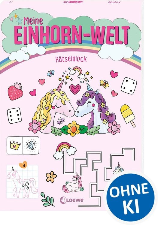 Produktbild: Meine Einhorn-Welt - R&auml;tselblock
