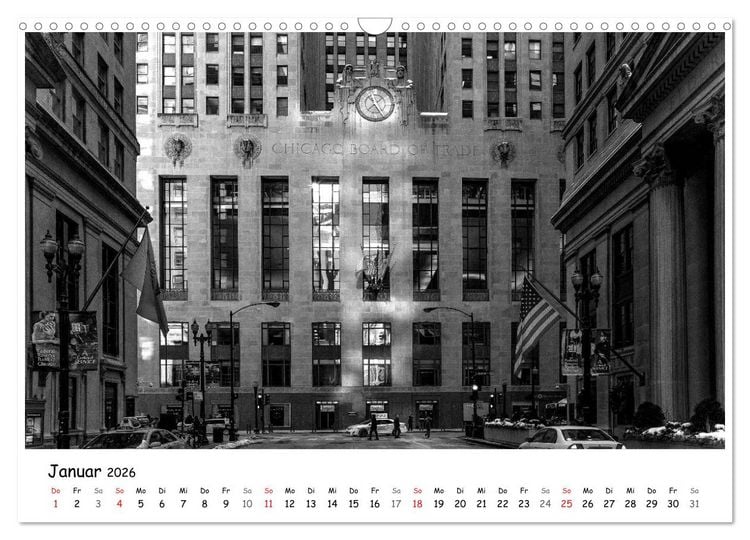 Produktbild: Chicago 2026 (Wandkalender 2026 DIN A3 quer), CALVENDO Monatskalender