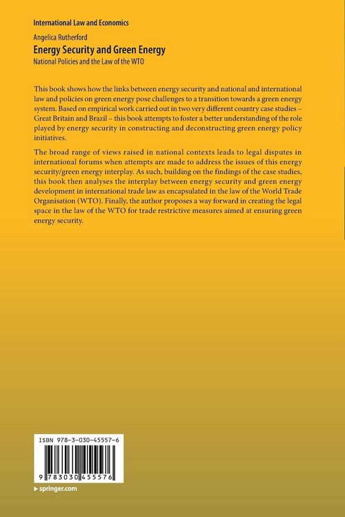 Produktbild: Energy Security and Green Energy
