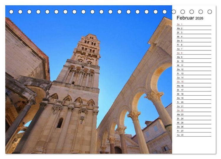 Produktbild: Split - Metropole Dalmatiens (Tischkalender 2026 DIN A5 quer), CALVENDO Monatskalender