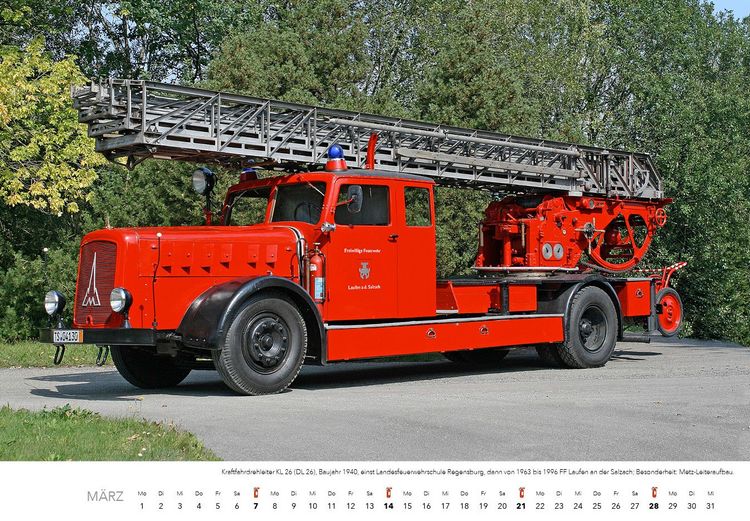 Produktbild: Feuerwehr Kalender 2027 Wandkalender