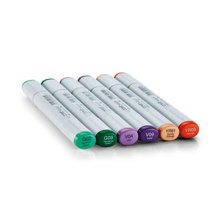 Produktbild: Copic Pinselmarker Set Sketch Secondary Tones 6 St&uuml;ck
