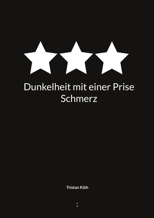 Produktbild: Dunkelheit mit einer Prise Schmerz