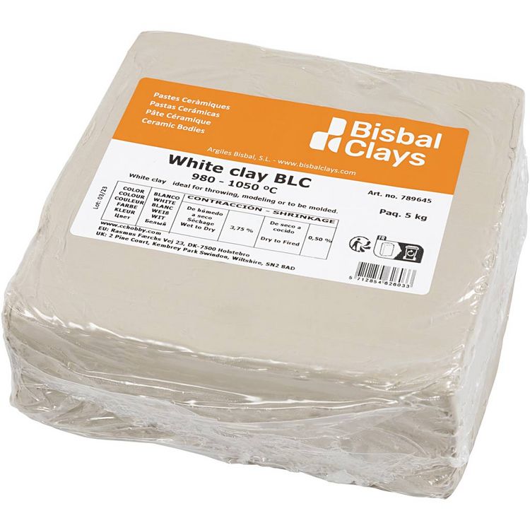 Produktbild: Creativ Company Tonmasse 5 kg, ofenh&auml;rtend 980-1050 Grad