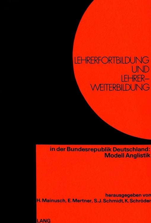 Produktbild: Lehrerfortbildung und Lehrerweiterbildung