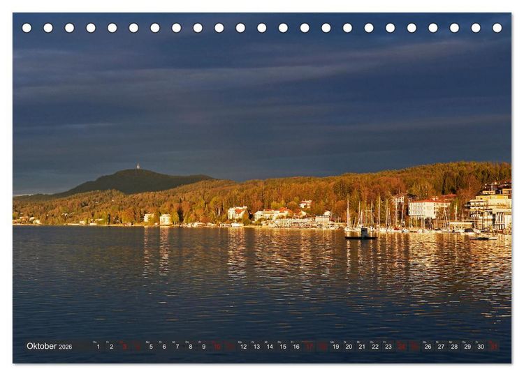 Produktbild: Der W&ouml;rthersee - &Ouml;sterreichs Riviera (Tischkalender 2026 DIN A5 quer), CALVENDO Monatskalender