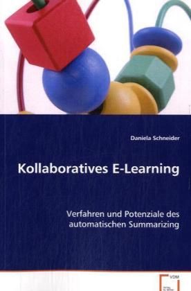 Produktbild: Schneider, D: Kollaboratives E-Learning
