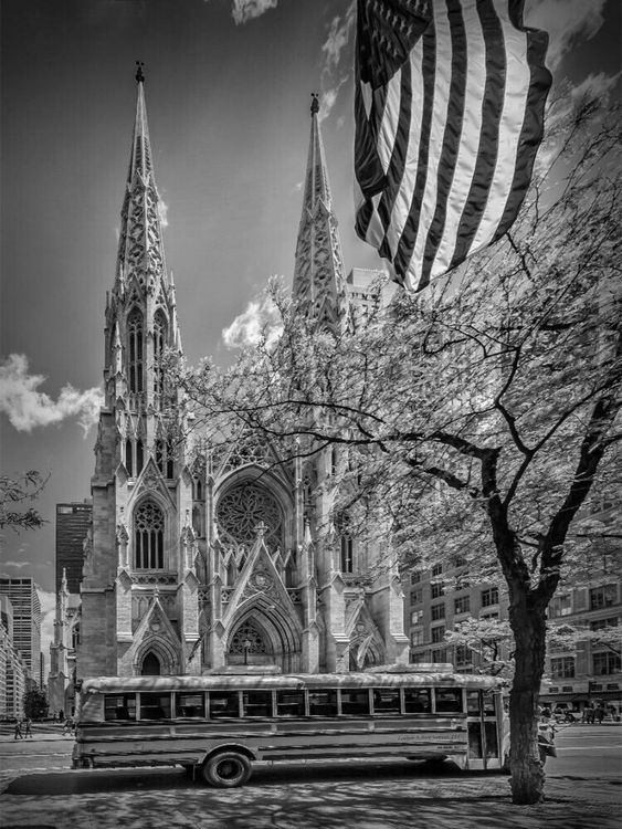 Produktbild: CALVENDO Puzzle NEW YORK CITY St. Patrick's Cathedral | 1000 Teile Lege-Gr&ouml;&szlig;e 64x48cm Foto-Puzzle f&uuml;r gl&uuml;ckliche Stunden