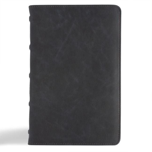 Produktbild: CSB Personal Size Bible, Holman Handcrafted Collection, Marbled Slate Premium Calfskin