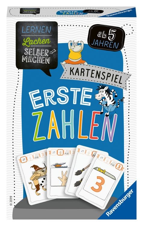 Produktbild: Lernen Lachen Selbermachen: Erste Zahlen - Kartenspiel ab 5 Jahre