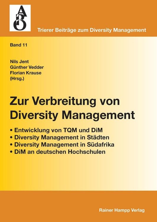 Produktbild: Zur Verbreitung von Diversity Management