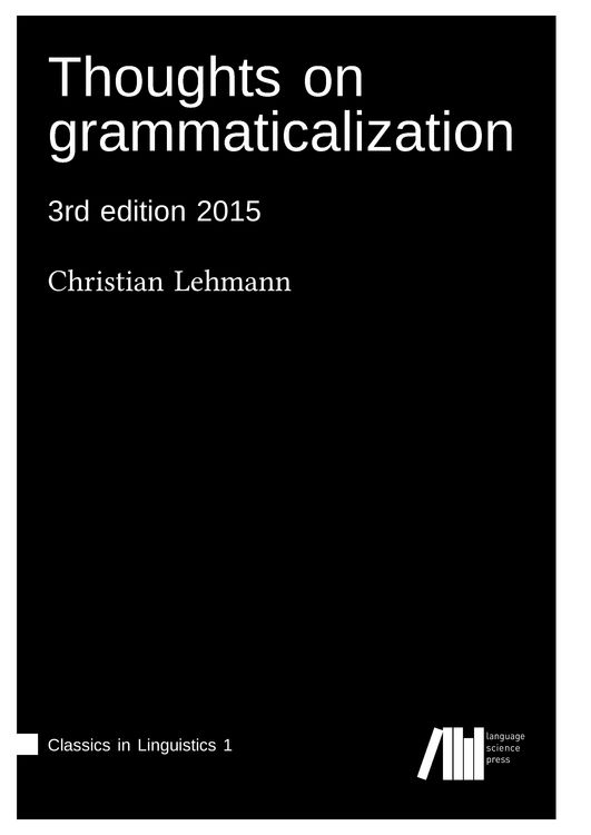Produktbild: Thoughts on grammaticalization