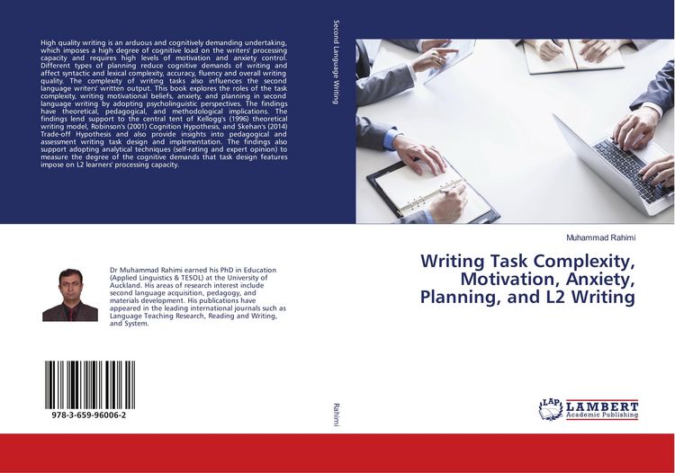 Produktbild: Writing Task Complexity, Motivation, Anxiety, Planning, and L2 Writing