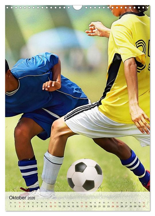 Produktbild: Fu&szlig;ballfieber extrem (Wandkalender 2026 DIN A3 hoch), CALVENDO Monatskalender