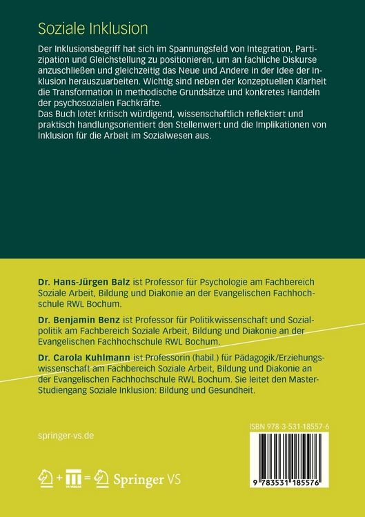 Produktbild: Soziale Inklusion