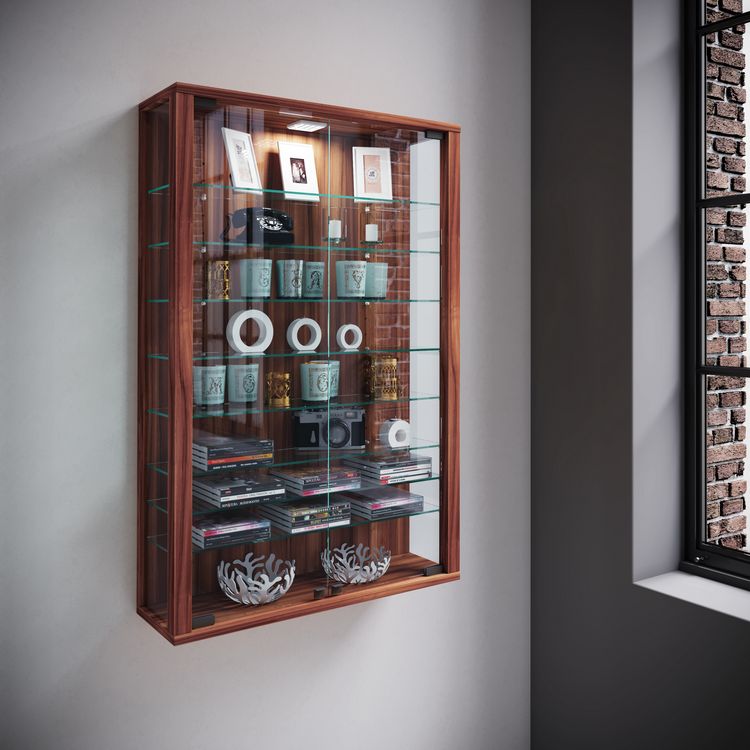 Produktbild: Wandvitrine H&auml;ngevitrine Glasvitrine Vitrosa Mini
