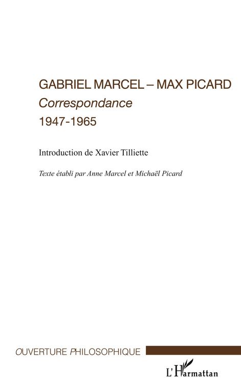 Produktbild: Gabriel Marcel - Max Picard