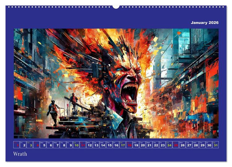 Produktbild: Pixelated Passions (Wall Calendar 2026 DIN A2 landscape), CALVENDO 12 Month Wall Calendar