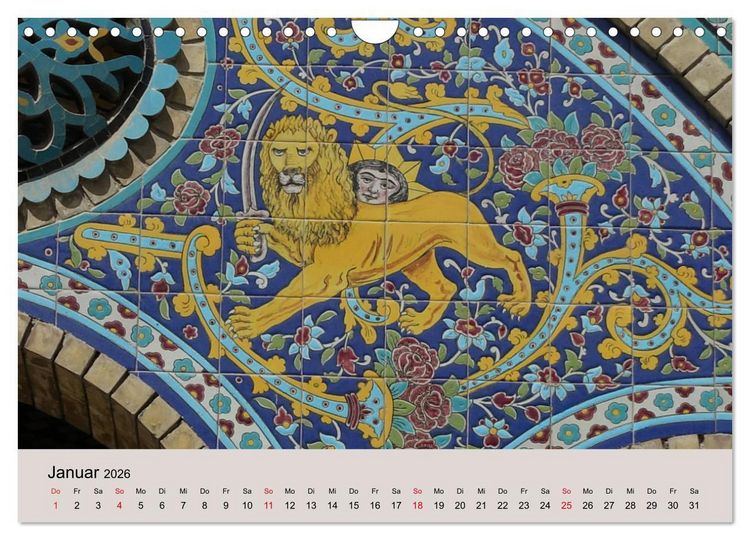 Produktbild: Unbekannter Iran (Wandkalender 2026 DIN A4 quer), CALVENDO Monatskalender