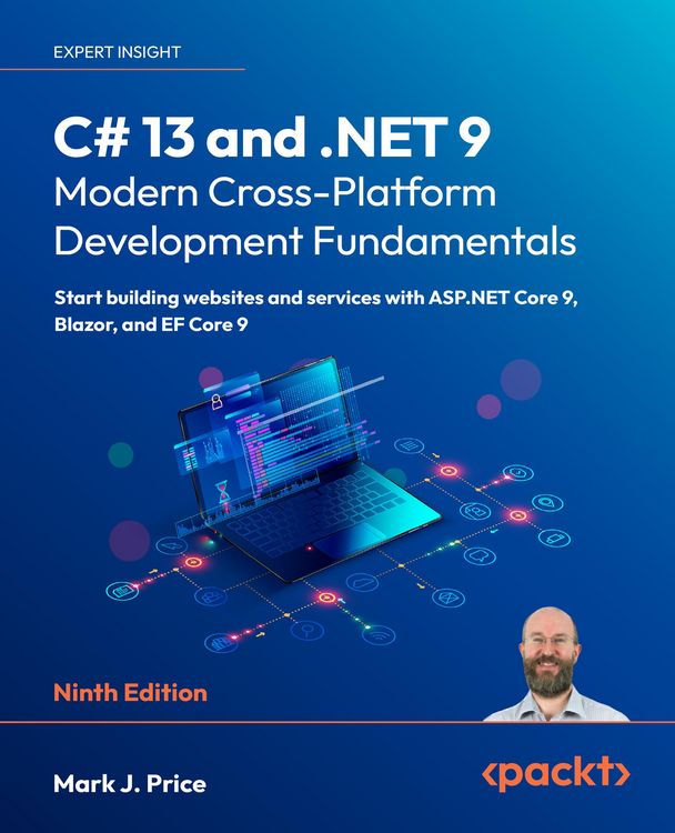 Produktbild: C# 13 and .NET 9 - Modern Cross-Platform Development Fundamentals